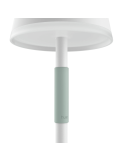 Lámpara de mesa portátil LED inteligente Hue Go blanco vista frontal