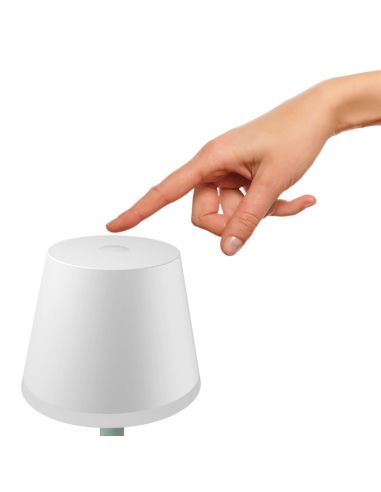 Lámpara de mesa portátil LED inteligente Hue Go blanco clic encendido