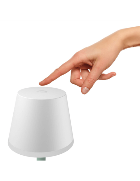 Lámpara de mesa portátil LED inteligente Hue Go blanco clic encendido