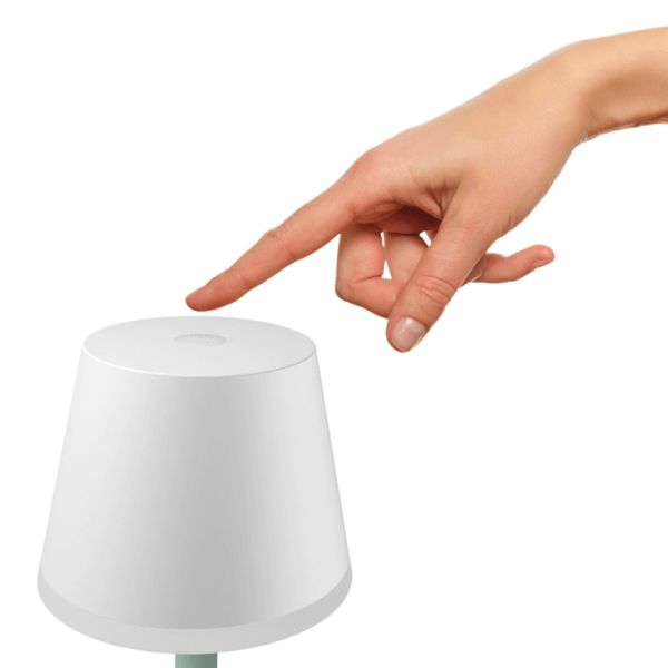 Lámpara de mesa portátil LED inteligente Hue Go blanco clic encendido