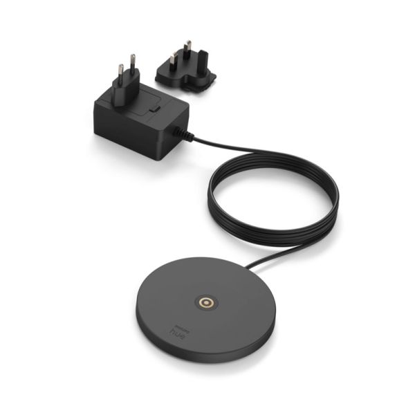 Lámpara de mesa portátil LED inteligente Hue Go negro-gris contenido producto