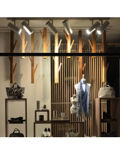 Isquia Projetor redondo ajustável da faixa branca em 13W ou 27W 3000K Trifásico universal 2