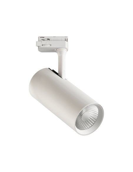 Foco Carril orientable redondo Isquia blanco en 27W 3000K Trifásico universal