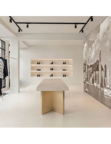 Track Spotlight Zoom redondo branco, 8W GU10, sala Cl. II