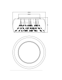 Plafón de techo negro vidrio ahumado varias luces 28W medidas producto