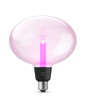 Bombilla LED Lightguide de diseño Elipse E27 500Lm 6.5W 2700K - Philips Hue - Compatible con Alexa, Google Home, Apple HomeKit
