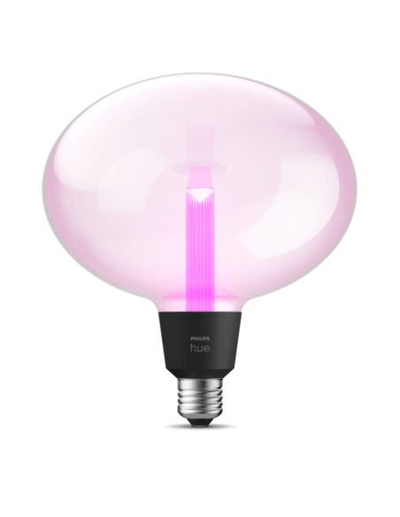 Bombilla LED Lightguide de diseño Elipse E27 500Lm 6.5W 2700K - Philips Hue - Compatible con Alexa, Google Home, Apple HomeKit