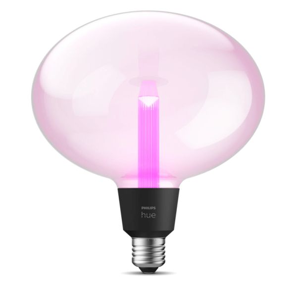 Bombilla LED Lightguide de diseño Elipse E27 500Lm 6.5W 2700K - Philips Hue - Compatible con Alexa, Google Home, Apple HomeKit