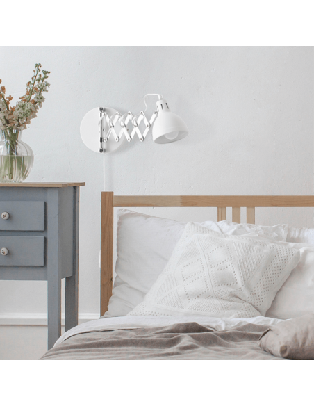 Luminária de parede de metal Scissor 1XE14 by Trio Ambiente | LeonLeds.com