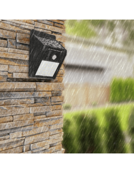 Aplique Led solar con sensor de movimiento de Sulion Ambiente | LeonLeds.com