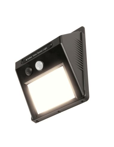 Aplique Led solar con sensor de movimiento de Sulion Luz | LeonLeds.com