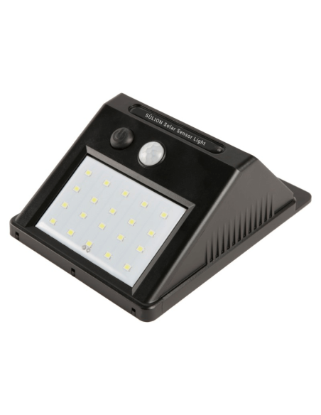 Arandela solar led com sensor de movimento da Sulion | LeonLeds.com