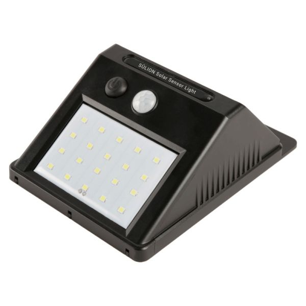 Aplique Led solar con sensor de movimiento de Sulion | LeonLeds.com
