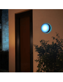 Aplique pared LED inteligente Daylo negro luz azul