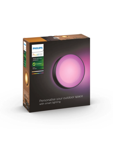 Aplique pared LED inteligente Daylo negro caja producto