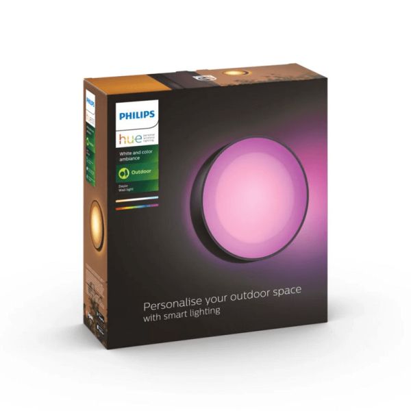 Aplique pared LED inteligente Daylo negro caja producto