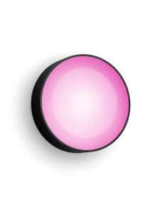 Aplique pared LED inteligente Daylo negro | LeonLeds