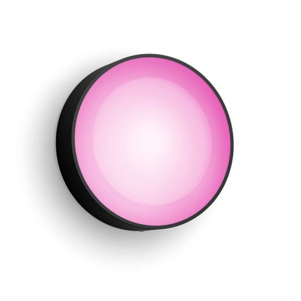 Aplique pared LED inteligente Daylo negro | LeonLeds