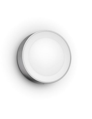 Aplique pared LED exterior Daylo blanco detalle producto