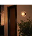 Aplique pared LED exterior Daylo blanco en el exterior