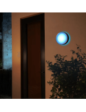 Aplique pared LED exterior Daylo blanco luz azul