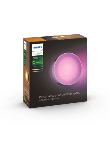 Aplique pared LED exterior Daylo blanco caja producto