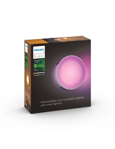 Aplique pared LED exterior Daylo blanco caja producto