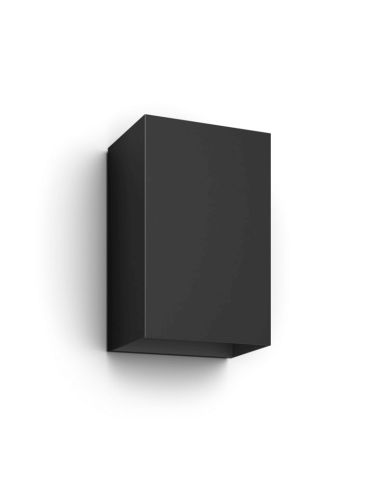 Aplique pared LED exterior Resonate negro 8W Philips Hue detalles producto