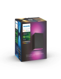 Aplique pared LED exterior Resonate negro 8W Philips Hue caja producto