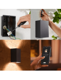 Aplique pared LED exterior Resonate negro 8W Philips Hue contenido producto