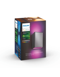Aplique pared LED inteligente Resonate aluminio Philips Hue | LeonLeds 2