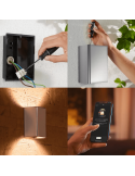 Applique murale LED intelligente Resonate aluminium Options de montage Philips Hue