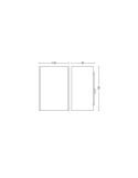 Aplique pared LED inteligente Resonate aluminio Philips Hue medidas producto