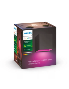 Aplique pared LED exterior Resonate Downward negro | LeonLeds 2