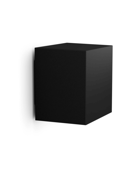 Aplique pared LED exterior Resonate Downward negro detalle apagado