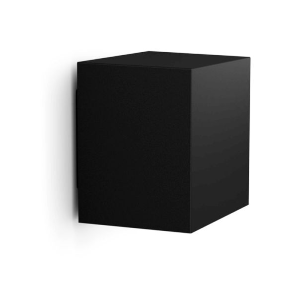 Aplique pared LED exterior Resonate Downward negro detalle apagado