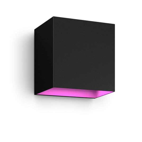 Aplique pared LED exterior Resonate Downward negro | LeonLeds