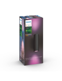 Aplique pared LED inteligente Appear negro Philips Hue caja producto