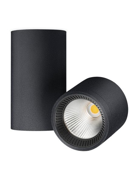 Io Surface ArkosLight Refletor LED Preto | Leon Iluminação LED