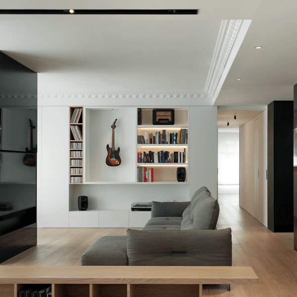 Proyector LED Io Surface ArkosLight Negro Ambiente | LeonLeds Iluminación