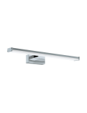 Applique murale LED chromée pour miroir de salle de bain IP44 Pandella 1 Eglo 40cm | leonleds