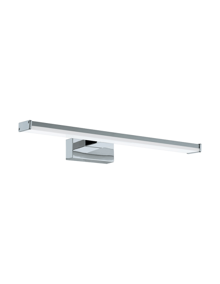 Aplique LED cromado para espejo de baño IP44 Pandella 1 Eglo 40cm | LeonLeds