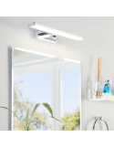 Aplique LED cromado para espejo de baño IP44 Pandella 1 Eglo 40cm Ambiente | LeonLeds
