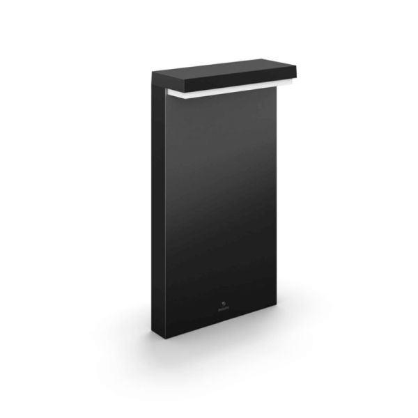 Baliza LED exterior inteligente Nyro negro 13,5W Philips Hue detalle producto
