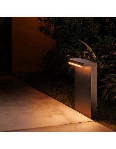 Baliza LED exterior inteligente Nyro negro 13,5W Philips Hue en exterior