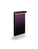 Baliza LED exterior inteligente Nyro negro 13,5W Philips Hue | LeonLeds