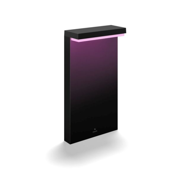 Baliza LED exterior inteligente Nyro negro 13,5W Philips Hue | LeonLeds