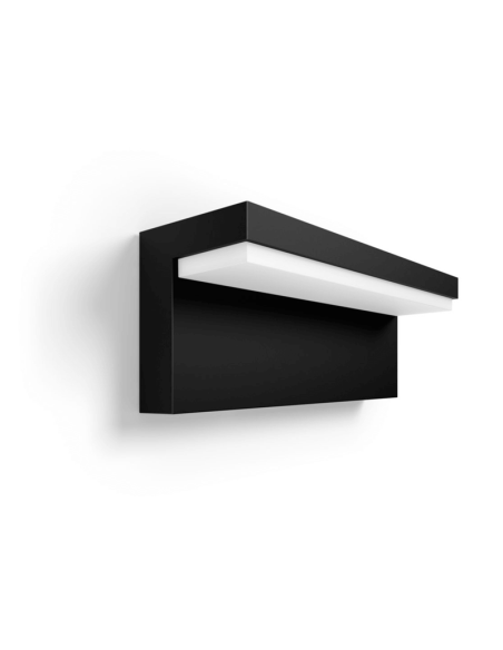 Aplique de pared LED exterior inteligente Nyro negro 13,5W detalles producto