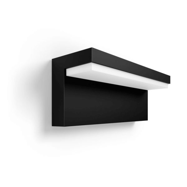 Aplique de pared LED exterior inteligente Nyro negro 13,5W detalles producto