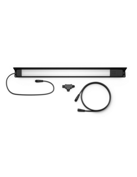 Foco LED exterior lineal Amarant inteligente negro 20W contenido producto